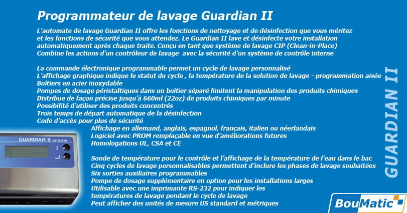 Guardian 2 de Boumatic chez Fermequip Morlaix Plounevez Moedec